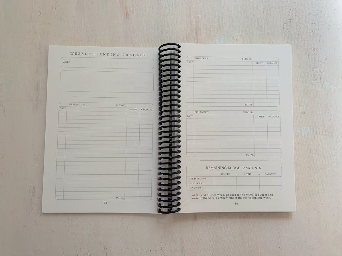 The Classic Collection - Simply Minimal Budget Journal