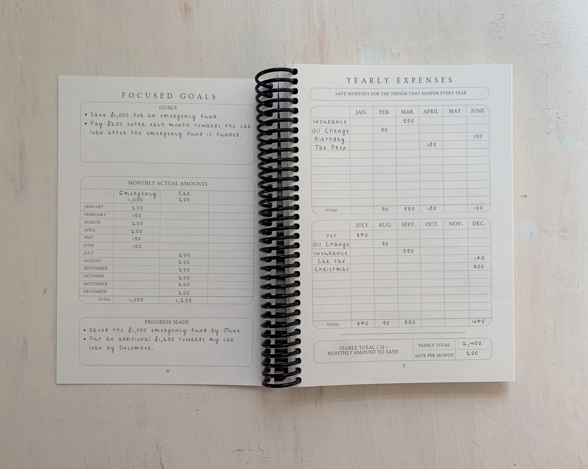 The Classic Collection - Simply Minimal Budget Journal